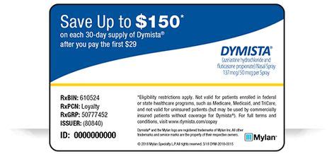 dymista smart card|dymista copay card.